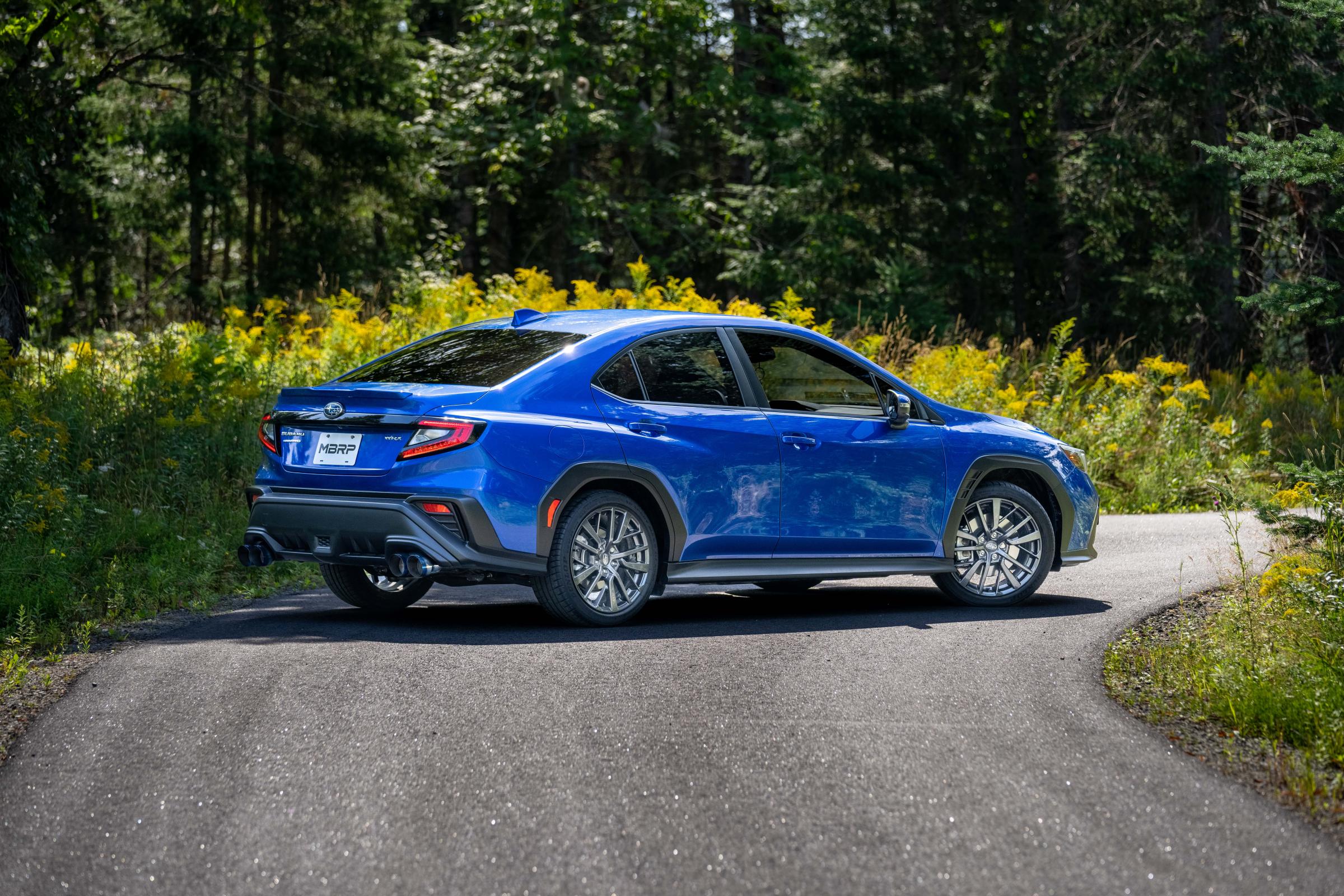 22-Up Subaru WRX 2.4L T304 Stainless Steel 2.5 Inch Axle-back Dual Split Rear Quad BE Tips - Apollo Off-Road