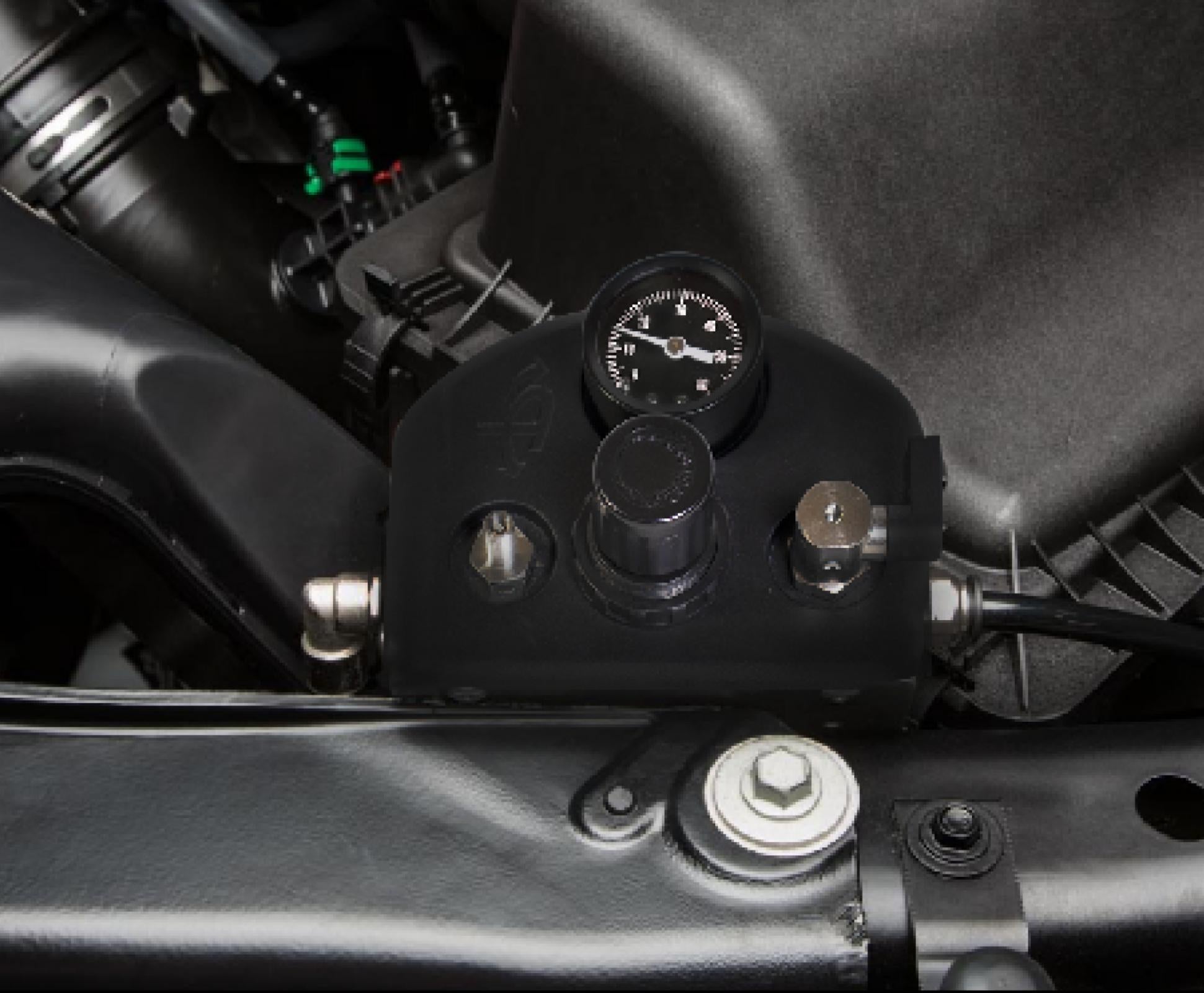 4 Tire Inflation System Ford Raptor Engine Bay W/Engine Mount With Box Fittings Hoses and Storage Bag Black UP Down Air