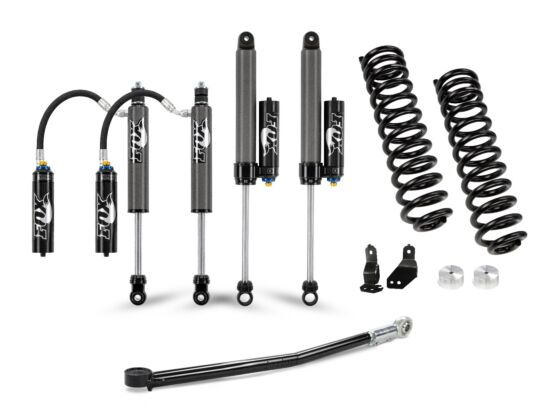 2-inch Elite Leveling Kit with Fox Fsrr 2.5 for 2017-2024 Ford Super Duty F-450 Trucks Cognito
