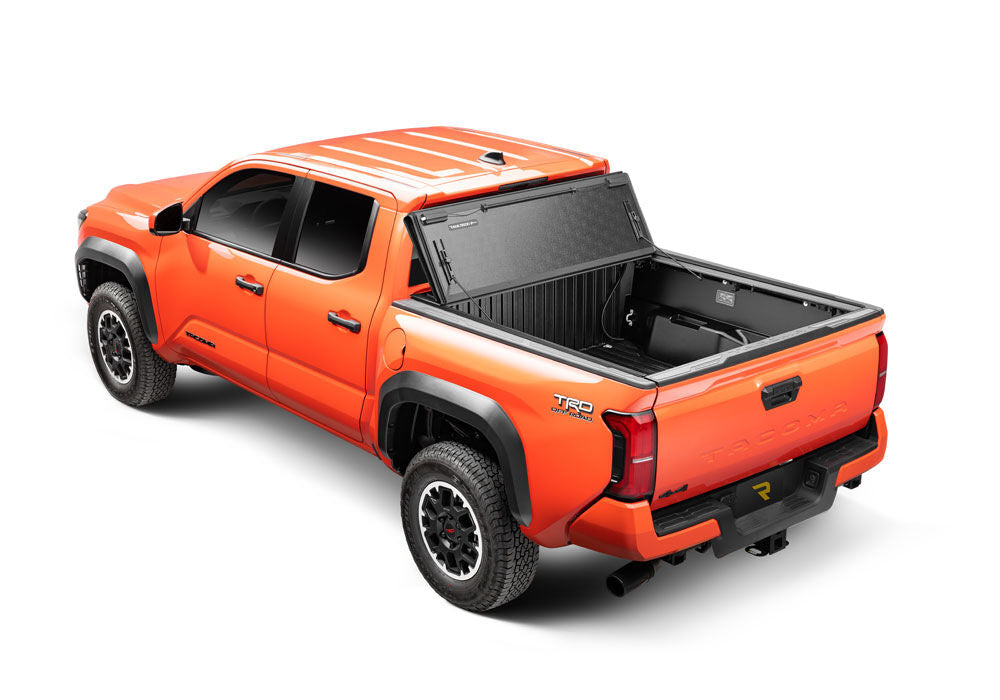 BAKFlip G2 Hard Folding Truck Bed Cover Rail Mounts Near Top of Bed Rail 2005-2015 Toyota Tacoma 6 Foot 2 Inch Bed with Deck Rail System BAK