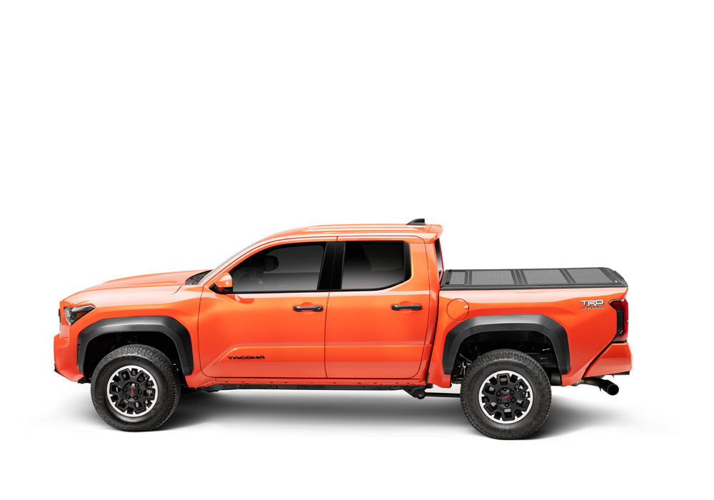 BAKFlip G2 Hard Folding Truck Bed Cover Rail Mounts Near Top of Bed Rail 2005-2015 Toyota Tacoma 6 Foot 2 Inch Bed with Deck Rail System BAK