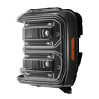 23-26 Ford Super Duty LUXX-Series LED Projector Headlights Alpha-Black - Apollo Off-Road