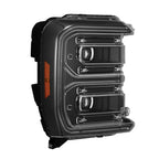 23-26 Ford Super Duty LUXX-Series LED Projector Headlights Black - Apollo Off-Road