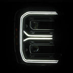 23-26 Ford Super Duty LUXX-Series LED Projector Headlights Black - Apollo Off-Road