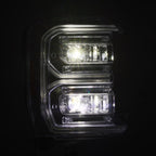 23-26 Ford Super Duty LUXX-Series LED Projector Headlights Chrome - Apollo Off-Road