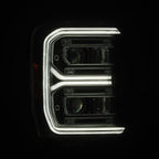 23-26 Ford Super Duty LUXX-Series LED Projector Headlights Chrome - Apollo Off-Road