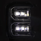 23-26 Ford Super Duty NOVA-Series LED Projector Headlights Black - Apollo Off-Road