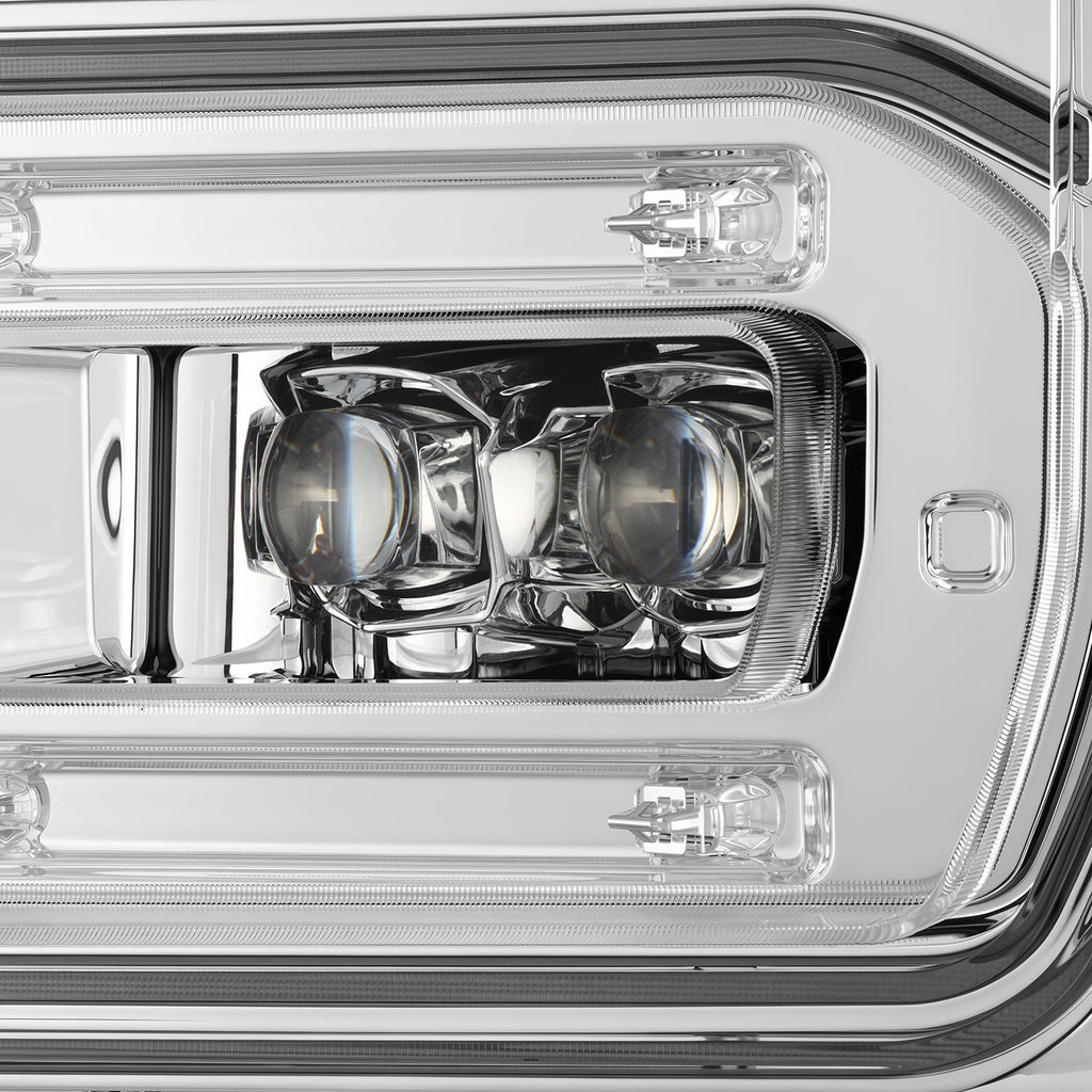 23-26 Ford Super Duty NOVA-Series LED Projector Headlights Chrome - Apollo Off-Road