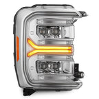 23-26 Ford Super Duty NOVA-Series LED Projector Headlights Chrome - Apollo Off-Road