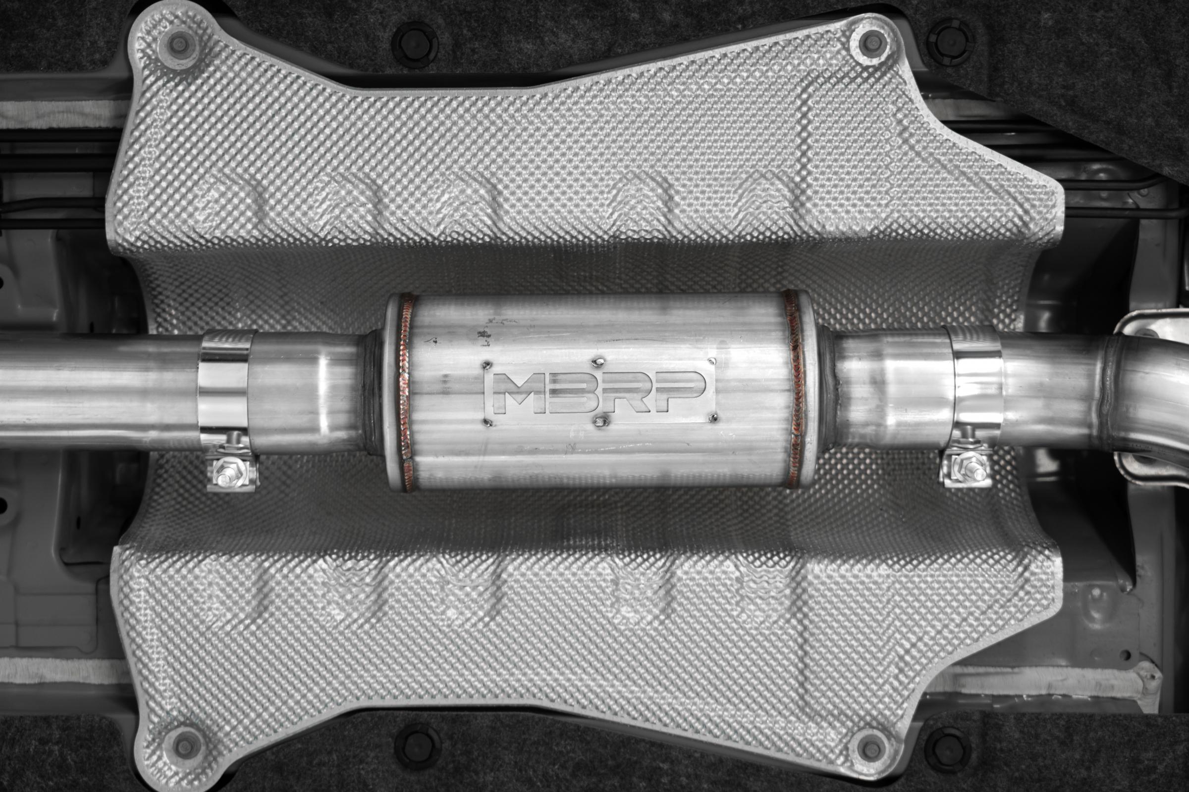 23-Up Acura Integra 1.5L and 22-Up Honda Civic SI 1.5L Armor Pro T304SS, 3 Inch Cat-Back, 2.5 Inch Dual Split Rear with Burnt End Tips - Apollo Off-Road