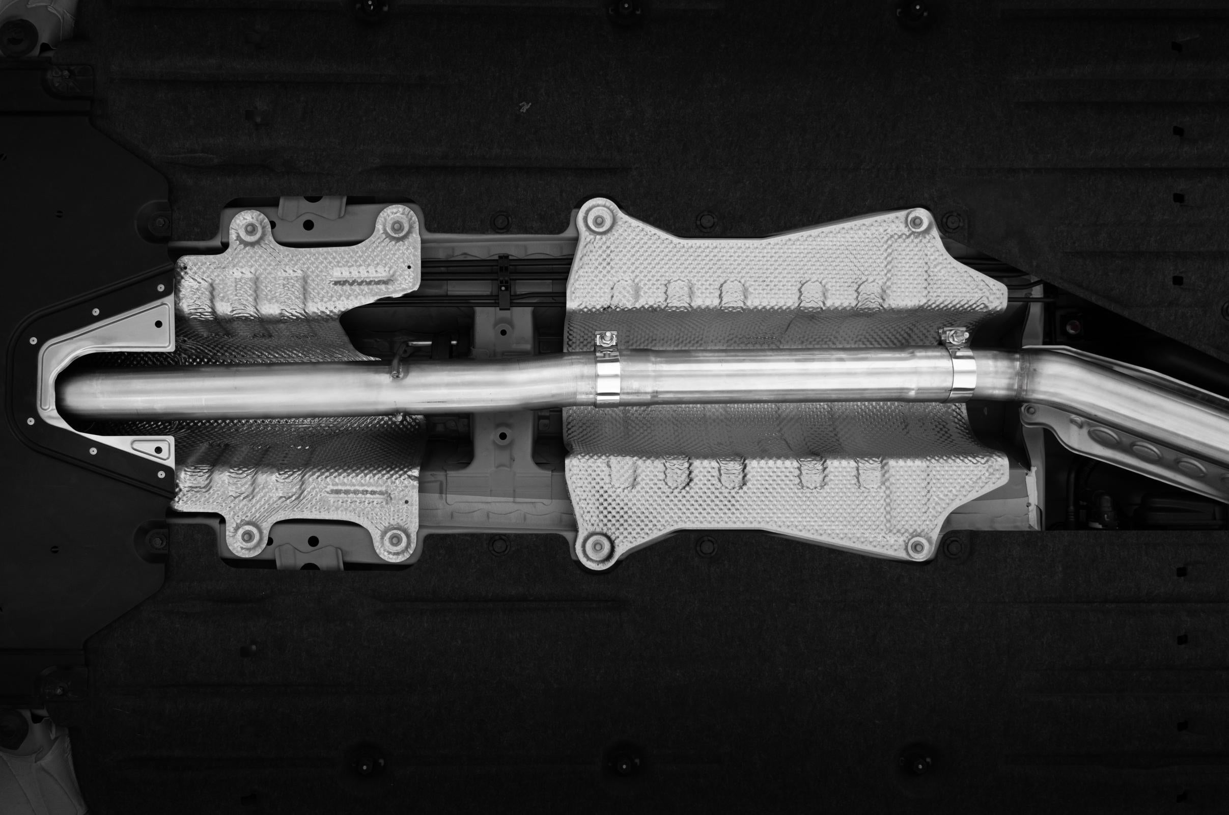 23-Up Acura Integra 1.5L and 22-Up Honda Civic SI 1.5L Armor Pro T304SS, 3 Inch Cat-Back, 2.5 Inch Dual Split Rear with CF Tips - Apollo Off-Road