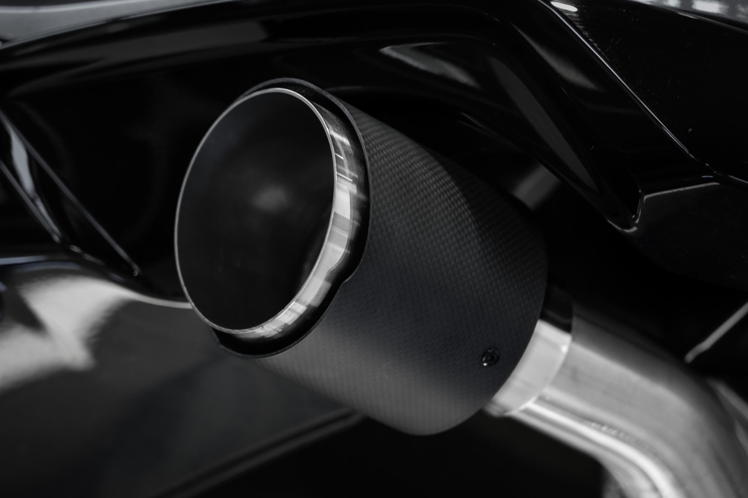 23-Up Acura Integra 1.5L and 22-Up Honda Civic SI 1.5L Armor Pro T304SS, 3 Inch Cat-Back, 2.5 Inch Dual Split Rear with CF Tips - Apollo Off-Road