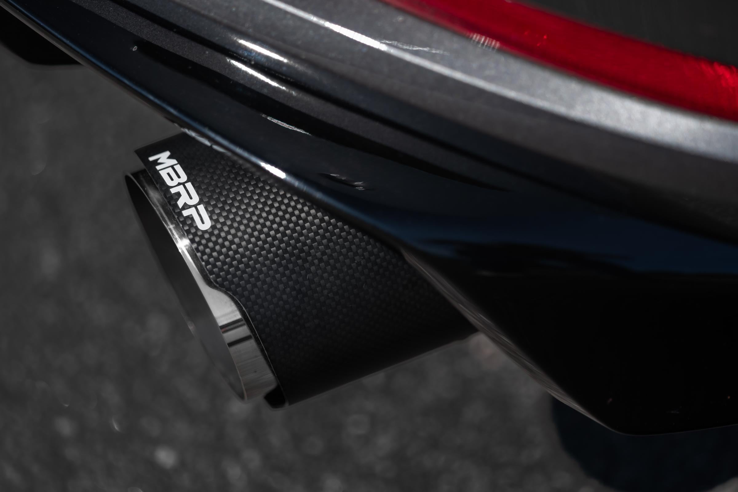 23-Up Acura Integra 1.5L and 22-Up Honda Civic SI 1.5L Armor Pro T304SS, 3 Inch Cat-Back, 2.5 Inch Dual Split Rear with CF Tips - Apollo Off-Road