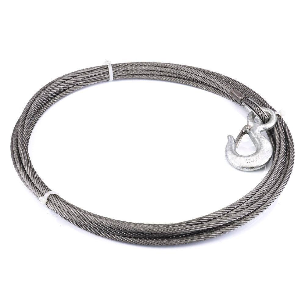 Replacement Steel Winch Rope, 3/8 in x 50 ft, EIPS