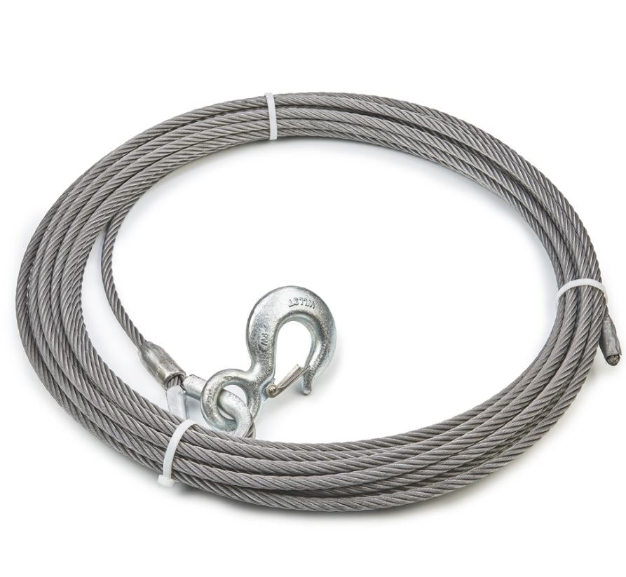 Replacement Steel Winch Rope, 7/16 in x 75 ft, EIPS