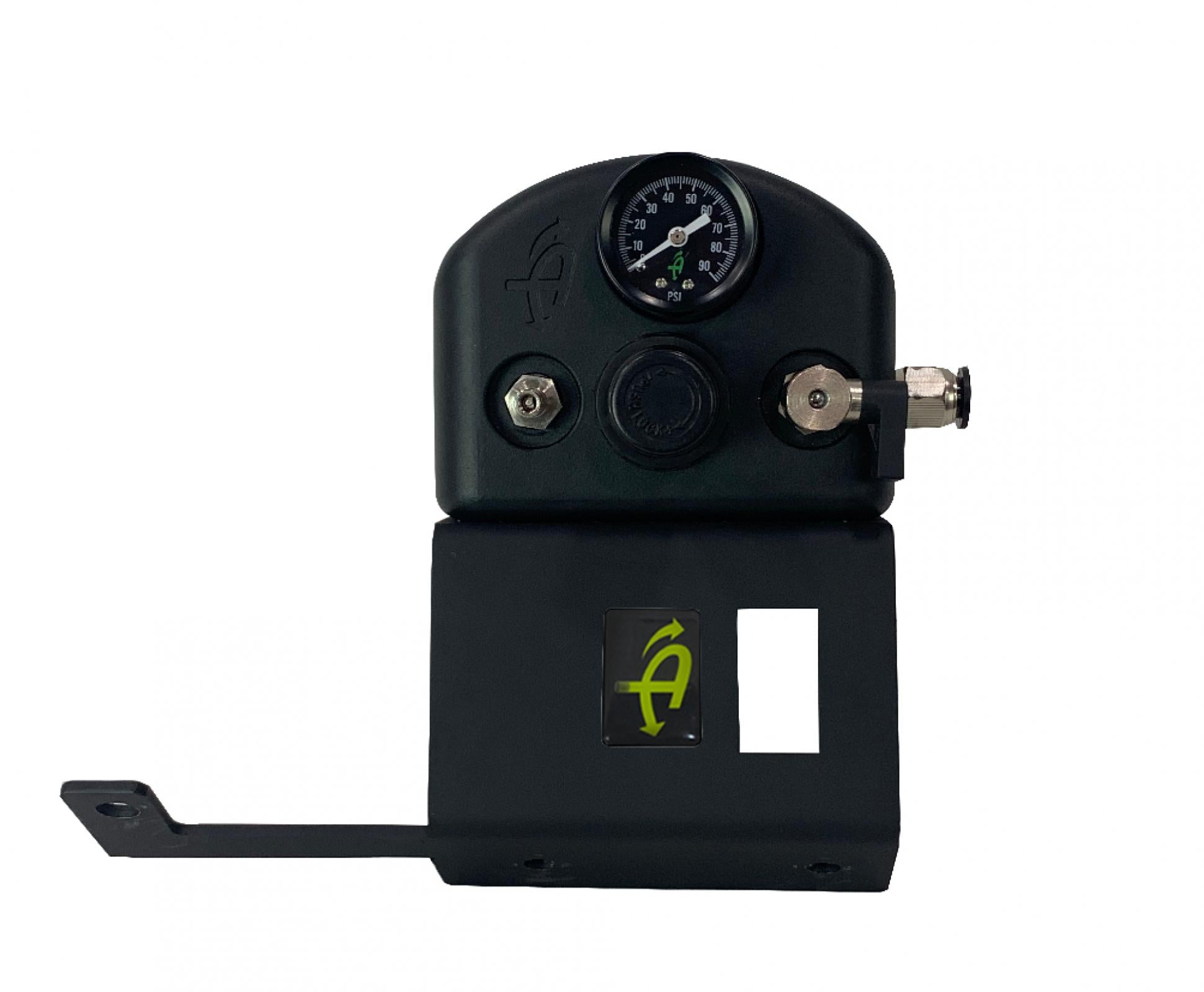 Tacoma Tire Inflator System 4 Tire For 16-20 Toyota Tacoma W/Engine Bay Mount With Box, Fittings, Hoses and Storage Bag Black UP Down Air