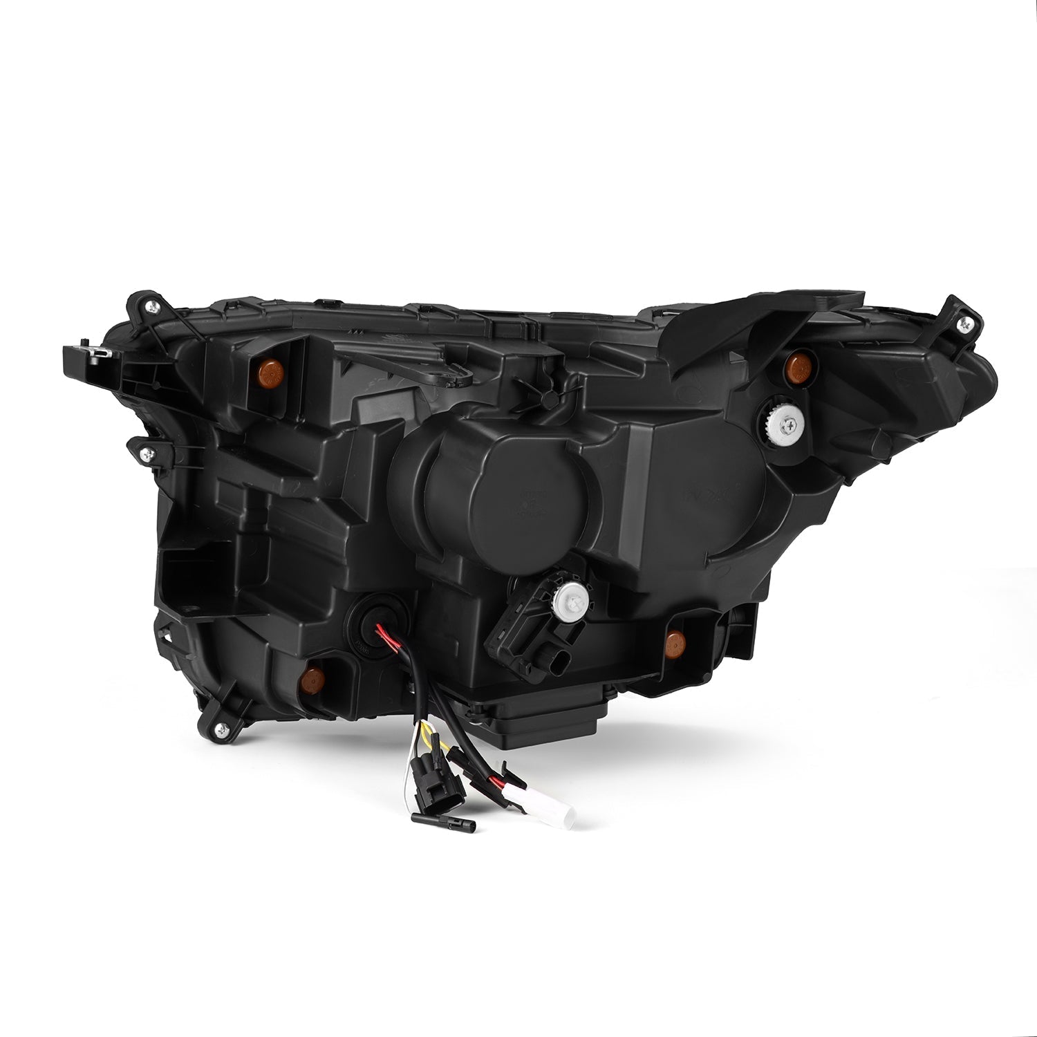 24-24 Toyota Tacoma LUXX-Series LED Projector Headlights Black - Apollo Off-Road
