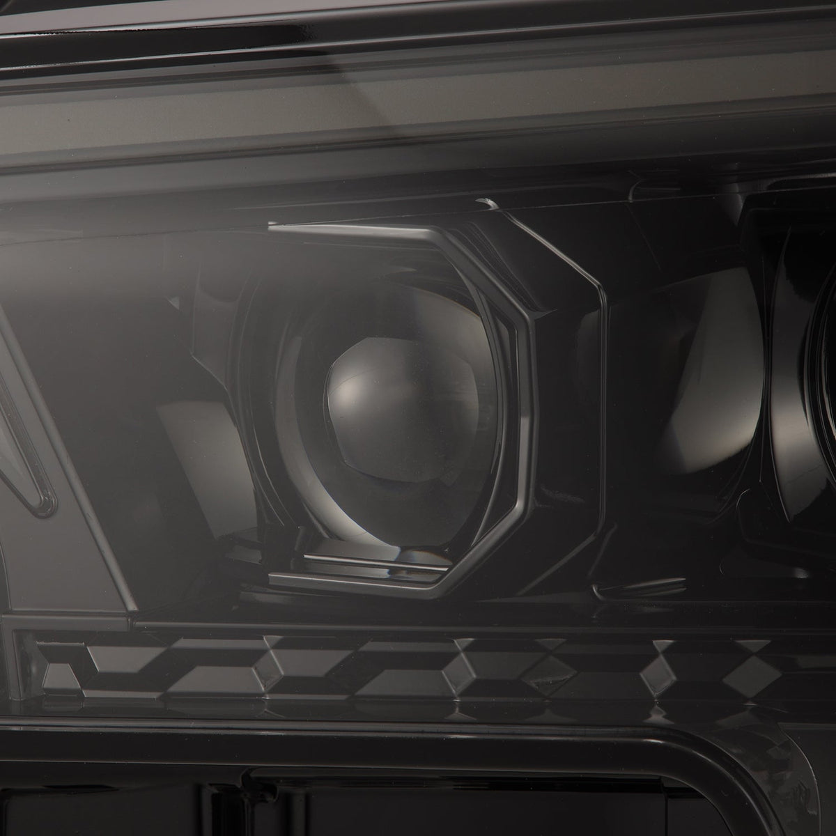 24-25 Toyota 4Runner/Tacoma LUXX-Series LED Projector Headlights Alpha-Black - Apollo Off-Road