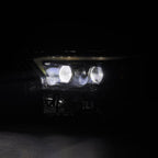 24-25 Toyota 4Runner/Tacoma LUXX-Series LED Projector Headlights Alpha-Black - Apollo Off-Road