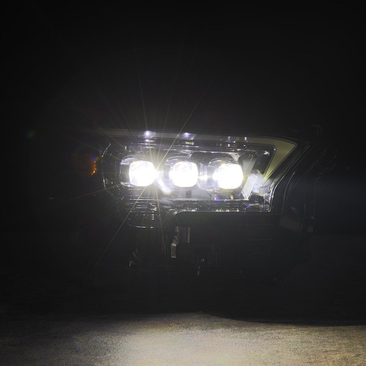 24-25 Toyota 4Runner/Tacoma NOVA-Series LED Projector Headlights Alpha-Black - Apollo Off-Road