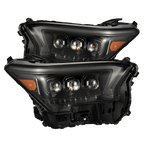 24-25 Toyota 4Runner/Tacoma NOVA-Series LED Projector Headlights Alpha-Black - Apollo Off-Road