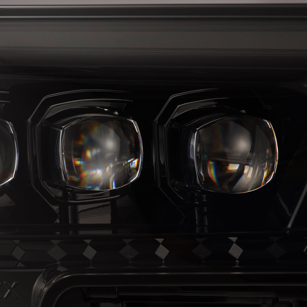 24-25 Toyota 4Runner/Tacoma NOVA-Series LED Projector Headlights Alpha-Black - Apollo Off-Road