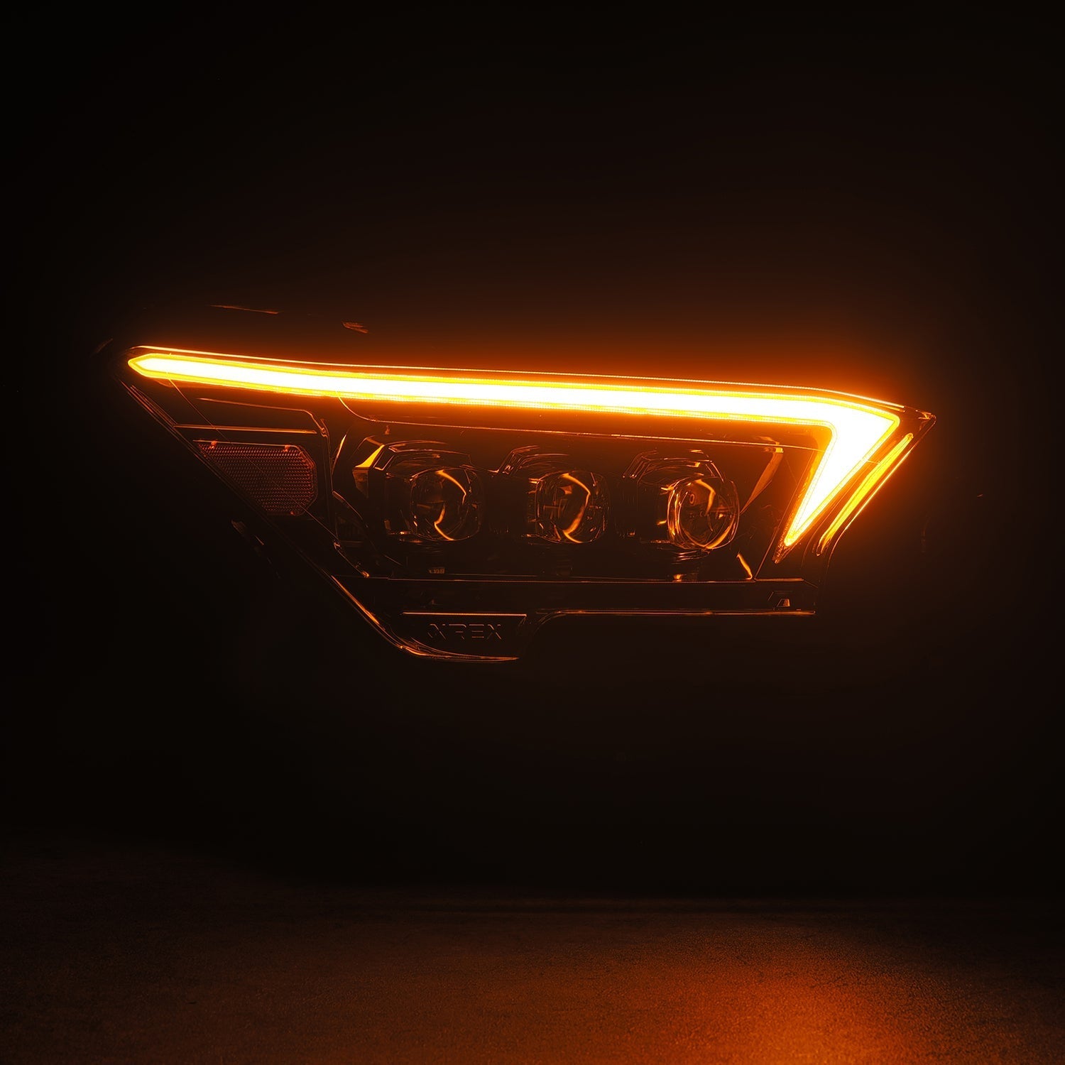 24-25 Toyota 4Runner/Tacoma NOVA-Series LED Projector Headlights Alpha-Black - Apollo Off-Road