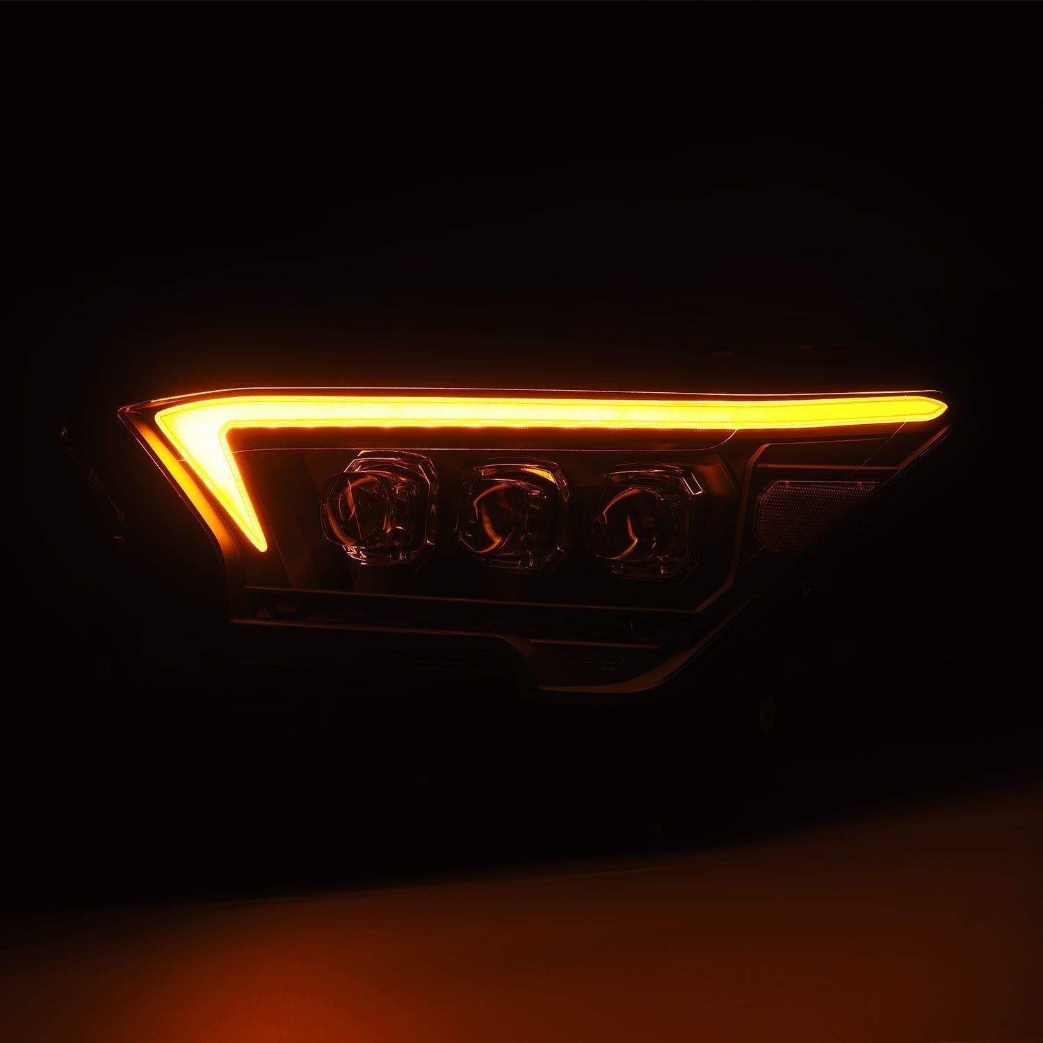 24-25 Toyota 4Runner/Tacoma NOVA-Series LED Projector Headlights Black - Apollo Off-Road
