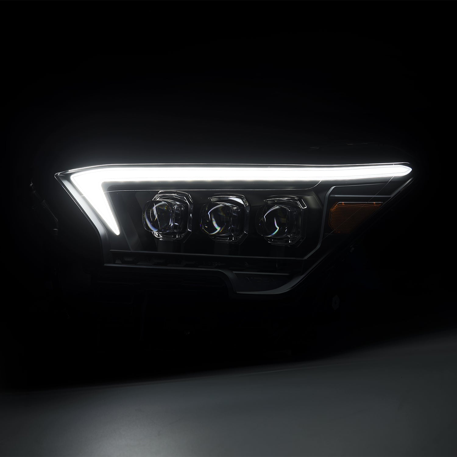 24-25 Toyota 4Runner/Tacoma NOVA-Series LED Projector Headlights Black - Apollo Off-Road