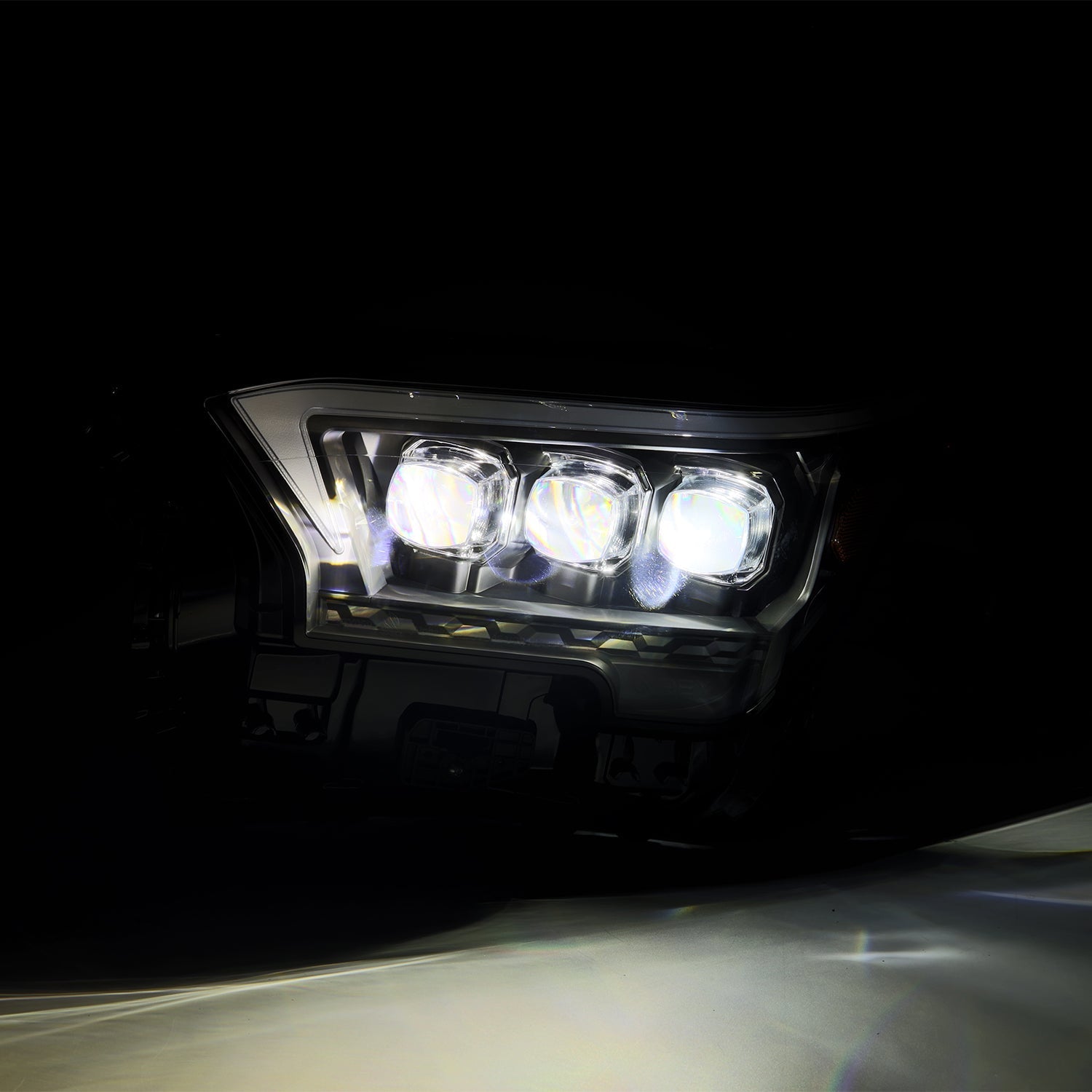 24-25 Toyota 4Runner/Tacoma NOVA-Series LED Projector Headlights Black - Apollo Off-Road