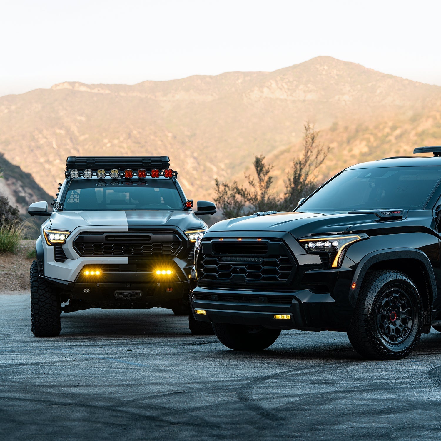 24-26 Toyota Tacoma / 22-26 Tundra/Sequoia / 25-26 4Runner DoubleTap Dual Color LED Projector Fog Lights - Apollo Off-Road