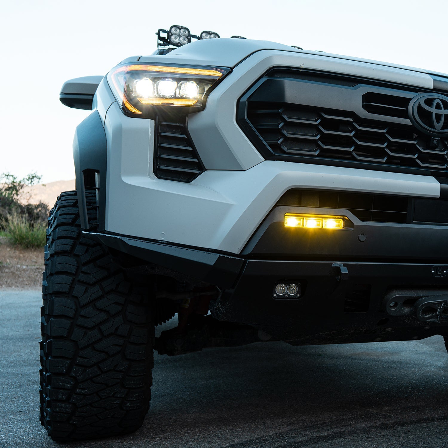 24-26 Toyota Tacoma / 22-26 Tundra/Sequoia / 25-26 4Runner DoubleTap Dual Color LED Projector Fog Lights - Apollo Off-Road