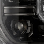 24-26 Ford Ranger / Raptor LUXX-Series LED Projector Headlights Alpha-Black - Apollo Off-Road
