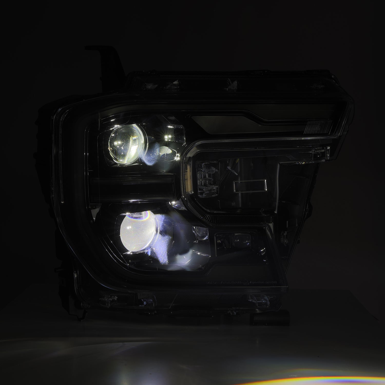 24-26 Ford Ranger / Raptor LUXX-Series LED Projector Headlights Alpha-Black - Apollo Off-Road