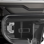 24-26 Ford Ranger / Raptor LUXX-Series LED Projector Headlights Alpha-Black - Apollo Off-Road