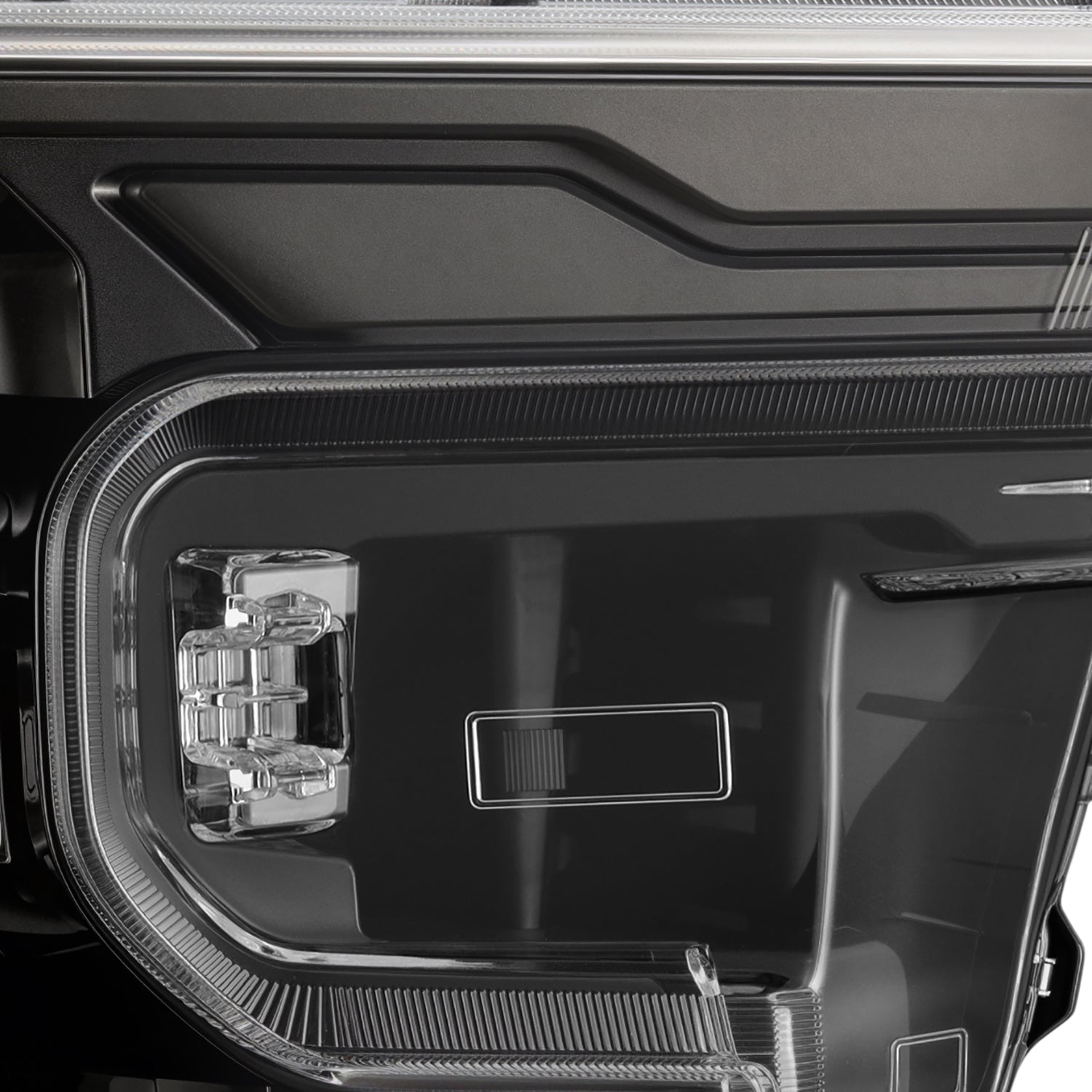 24-26 Ford Ranger / Raptor LUXX-Series LED Projector Headlights Alpha-Black - Apollo Off-Road