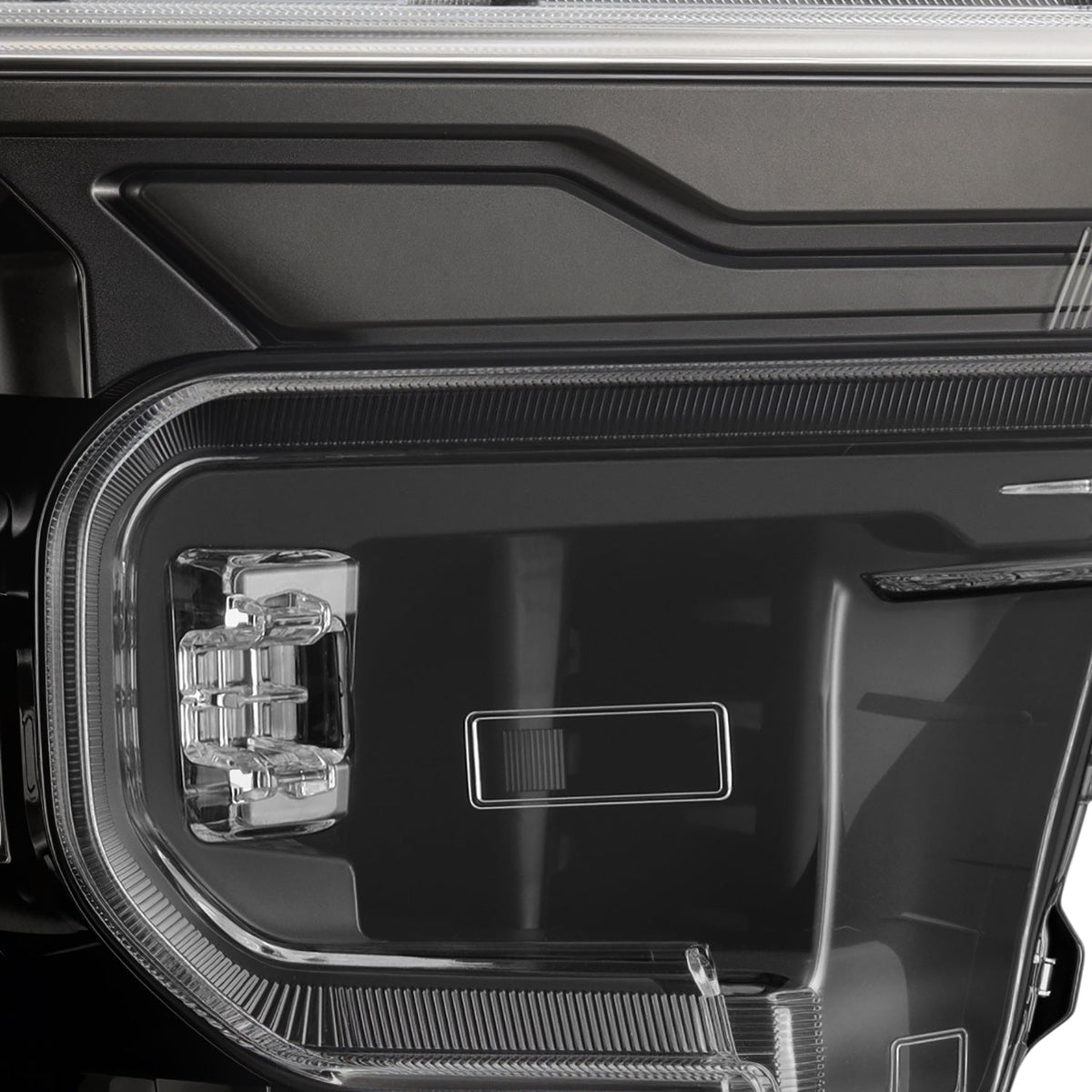 24-26 Ford Ranger / Raptor LUXX-Series LED Projector Headlights Alpha-Black - Apollo Off-Road