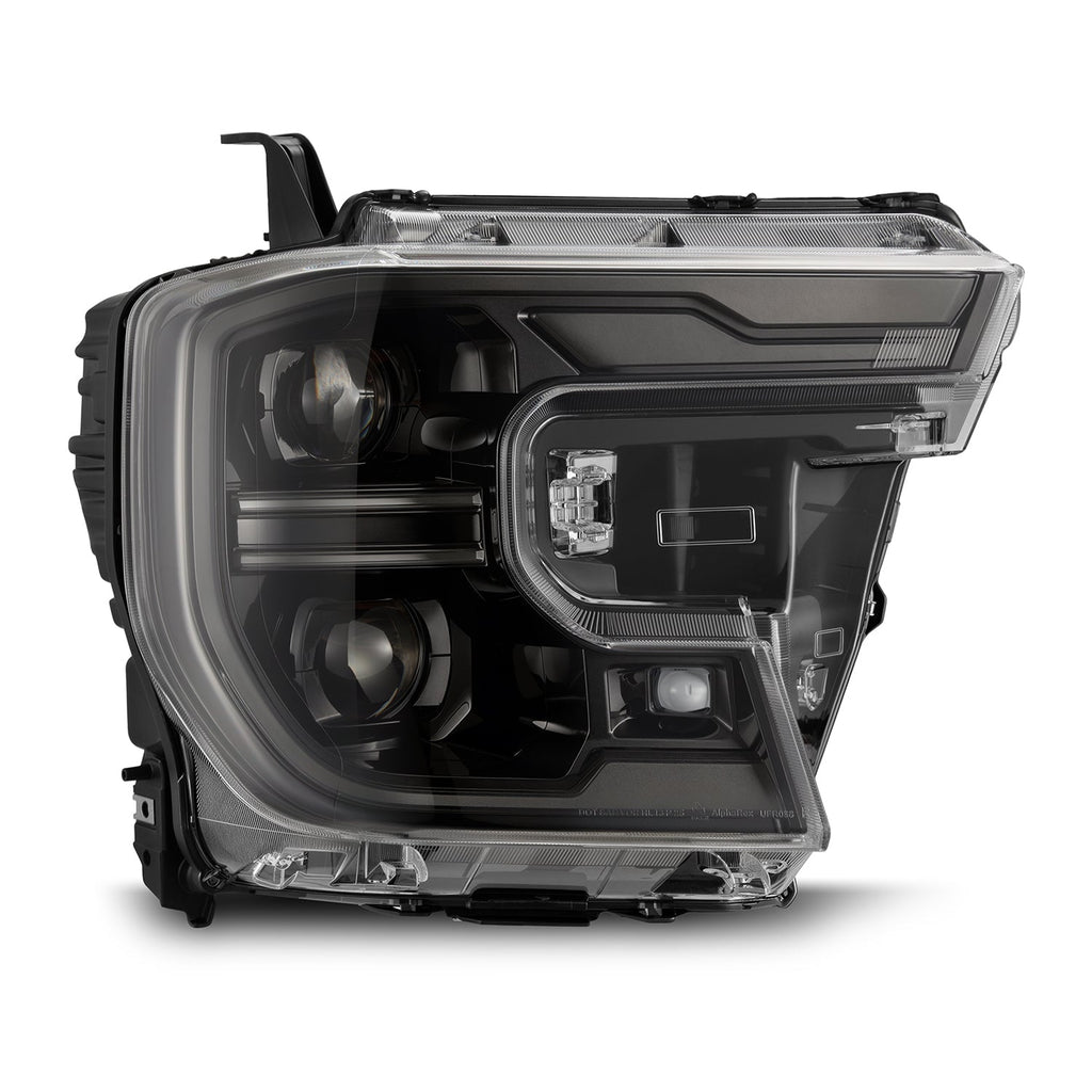 24-26 Ford Ranger / Raptor LUXX-Series LED Projector Headlights Alpha-Black - Apollo Off-Road
