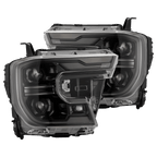 24-26 Ford Ranger / Raptor LUXX-Series LED Projector Headlights Alpha-Black - Apollo Off-Road