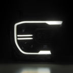 24-26 Ford Ranger / Raptor LUXX-Series LED Projector Headlights Alpha-Black - Apollo Off-Road