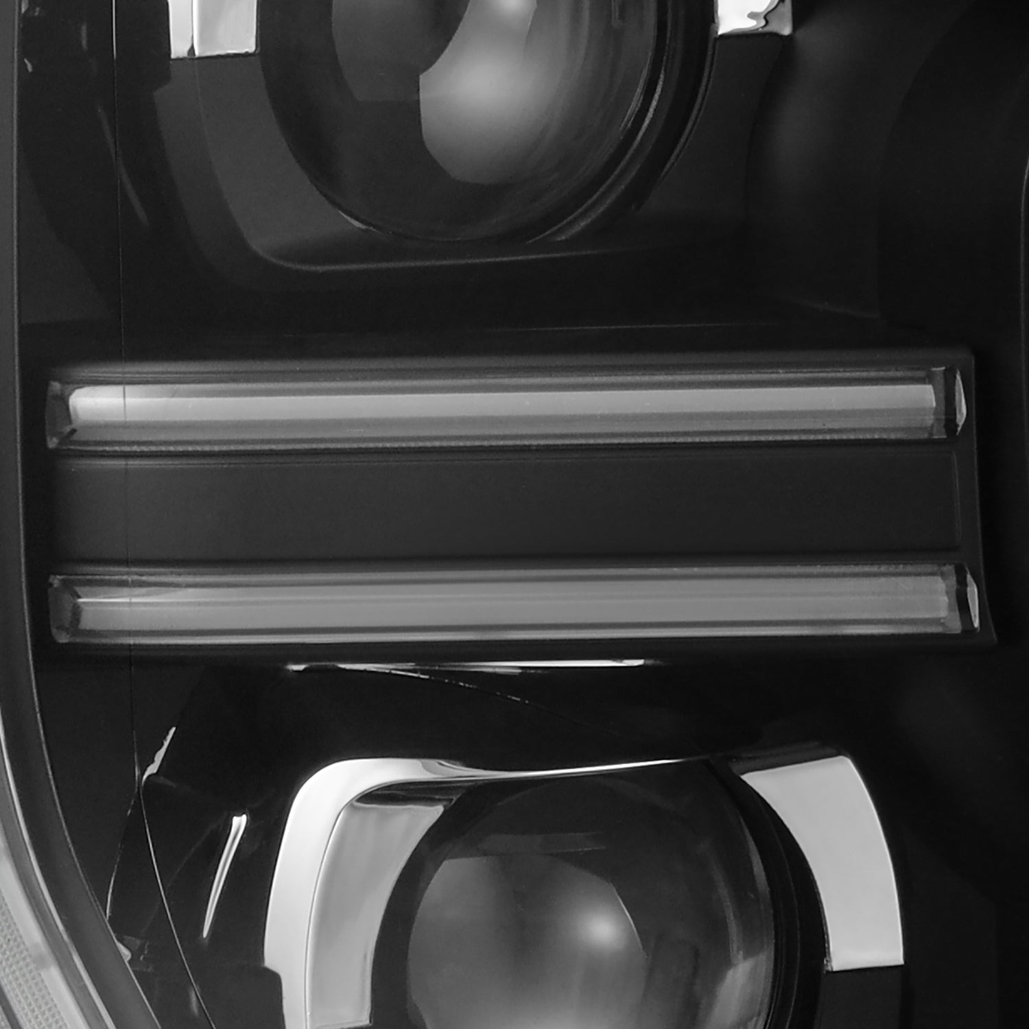 24-26 Ford Ranger / Raptor LUXX-Series LED Projector Headlights Black - Apollo Off-Road