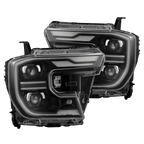 24-26 Ford Ranger / Raptor LUXX-Series LED Projector Headlights Black - Apollo Off-Road