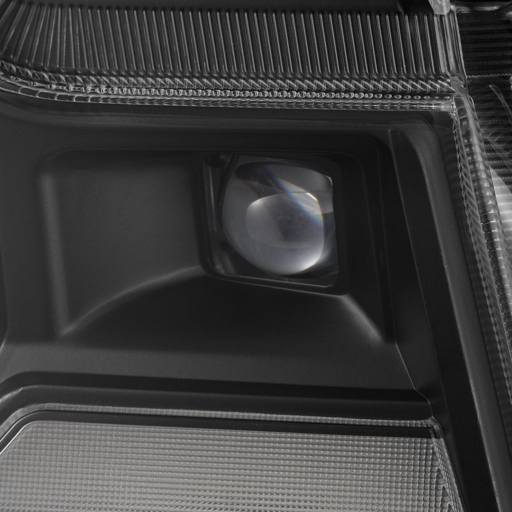 24-26 Ford Ranger / Raptor LUXX-Series LED Projector Headlights Black - Apollo Off-Road