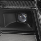24-26 Ford Ranger / Raptor LUXX-Series LED Projector Headlights Black - Apollo Off-Road