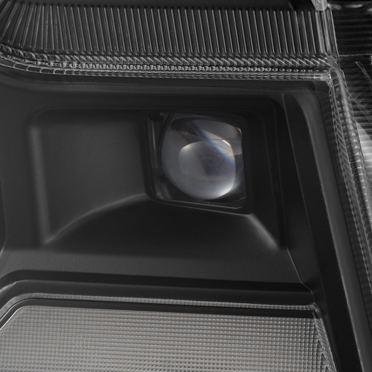 24-26 Ford Ranger / Raptor LUXX-Series LED Projector Headlights Black - Apollo Off-Road