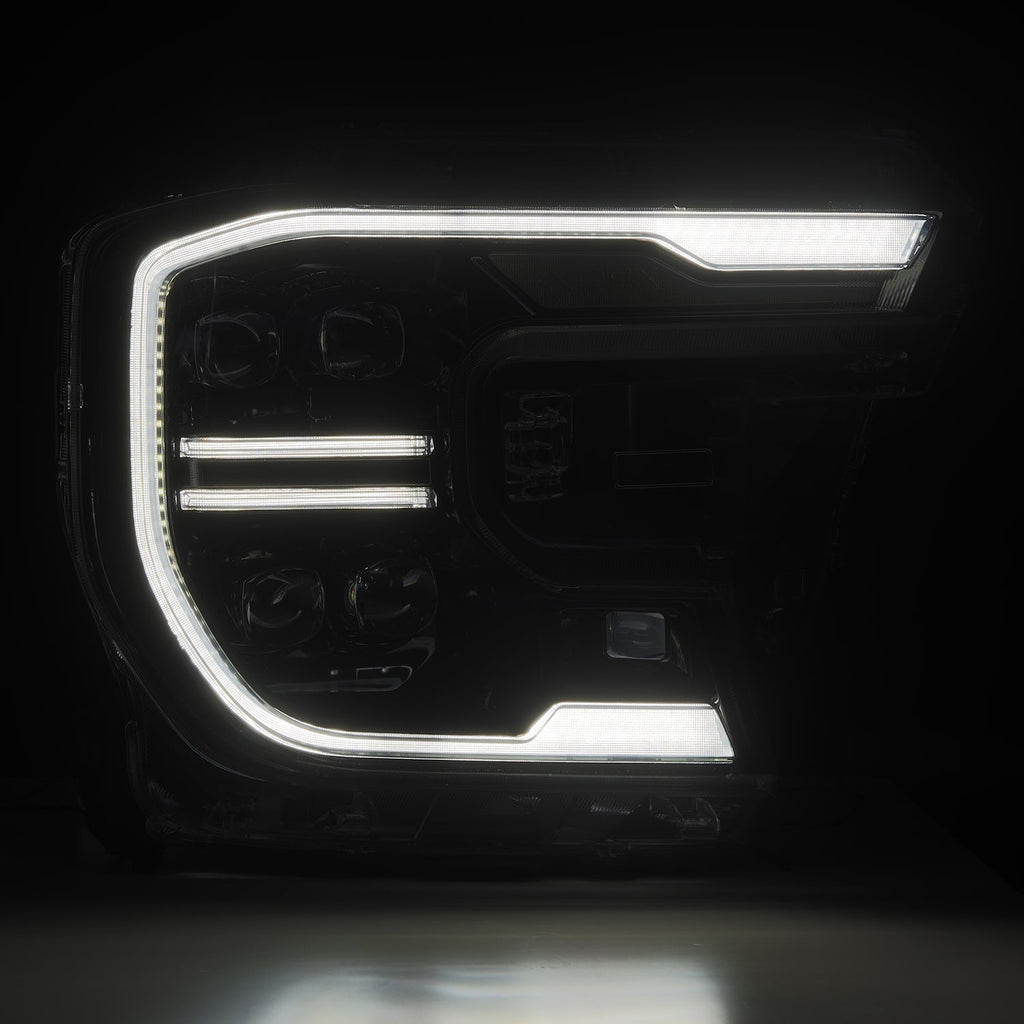 24-26 Ford Ranger / Raptor NOVA-Series LED Projector Headlights Alpha-Black - Apollo Off-Road
