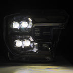 24-26 Ford Ranger / Raptor NOVA-Series LED Projector Headlights Alpha-Black - Apollo Off-Road
