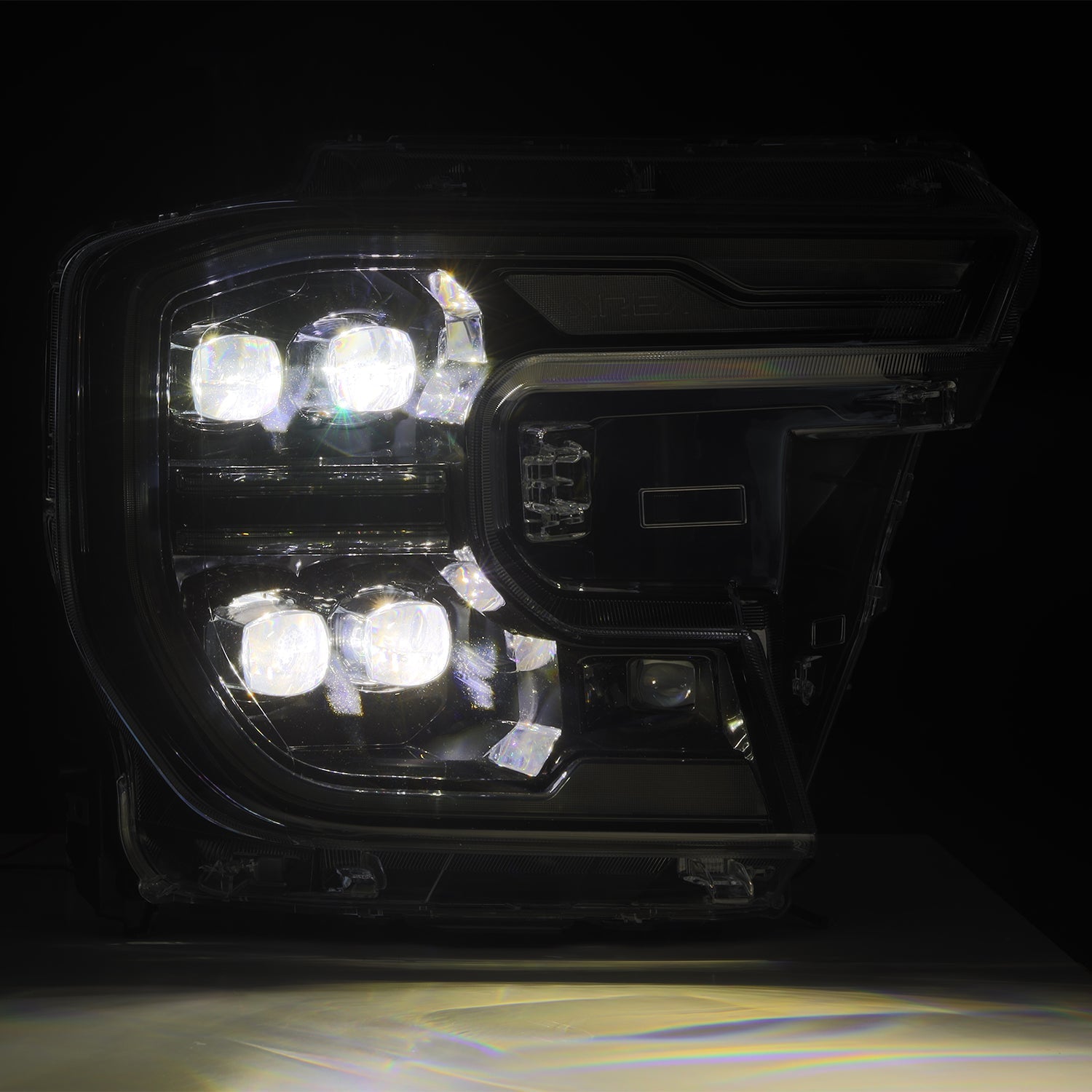 24-26 Ford Ranger / Raptor NOVA-Series LED Projector Headlights Alpha-Black - Apollo Off-Road