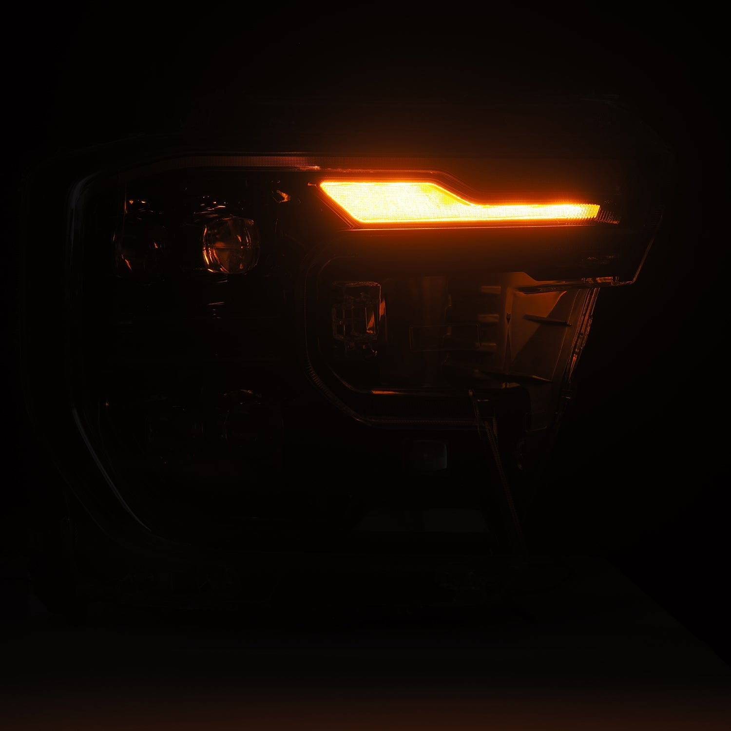 24-26 Ford Ranger / Raptor NOVA-Series LED Projector Headlights Alpha-Black - Apollo Off-Road