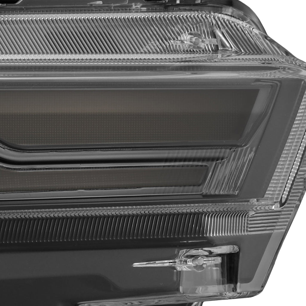 24-26 Ford Ranger / Raptor NOVA-Series LED Projector Headlights Alpha-Black - Apollo Off-Road
